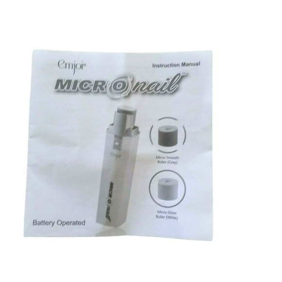 Emjoi Micro Nail Polisher Buffs Smooths Shines Get Healthy Nails Home Care Kit - Picture 6 of 12